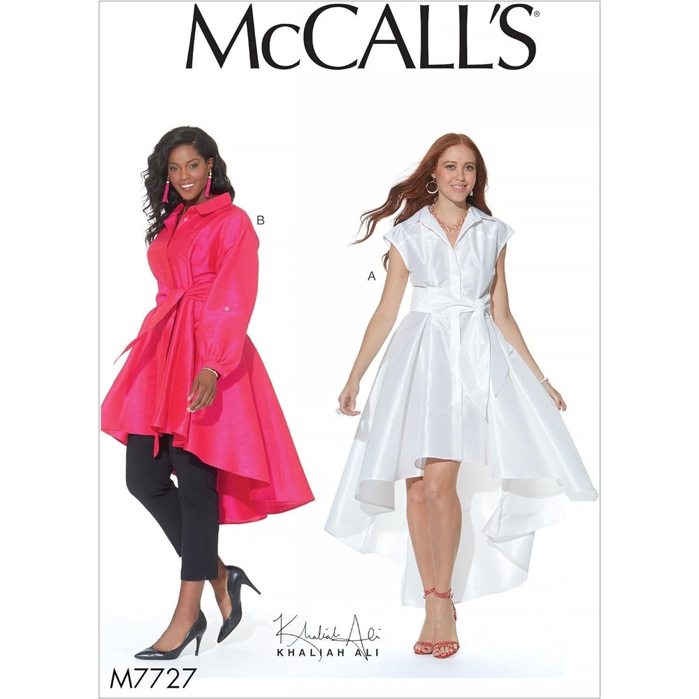 McCalls Sewing Pattern M7727 Dress Tunic Misses Size 8-16